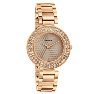 "Sonata Ladies Watch 87033WM04 - Click here to View more details about this Product